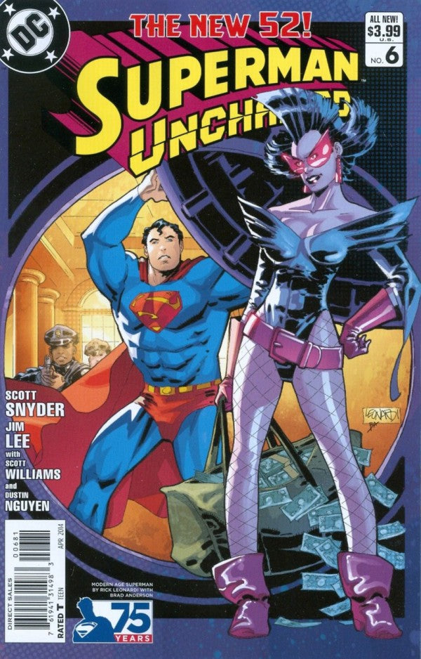 Superman Unchained (2013) #6 Rick Leonardi Variant (1:25) VF <OFC>