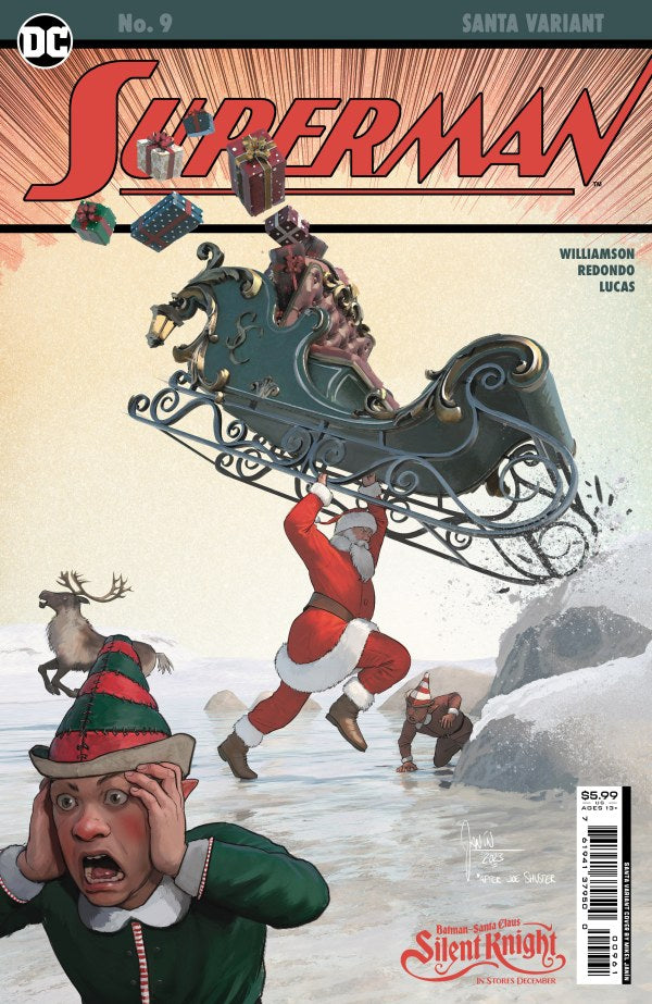 Superman (2023) #9 Cover E Mikel Janin Santa Card Stock Variant <OFC>