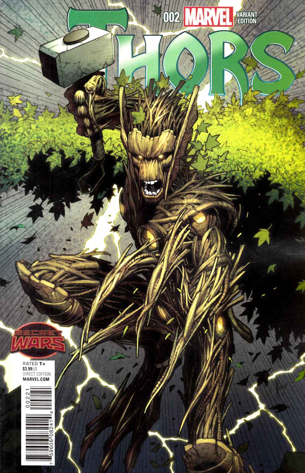 Thors #2 [Secret Wars] Variant (1:25) Keown Edition <BINS>