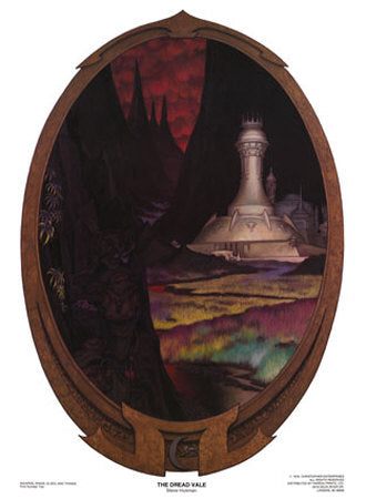 "The Dread Vale" Print by Steve Hickman (1976) VF