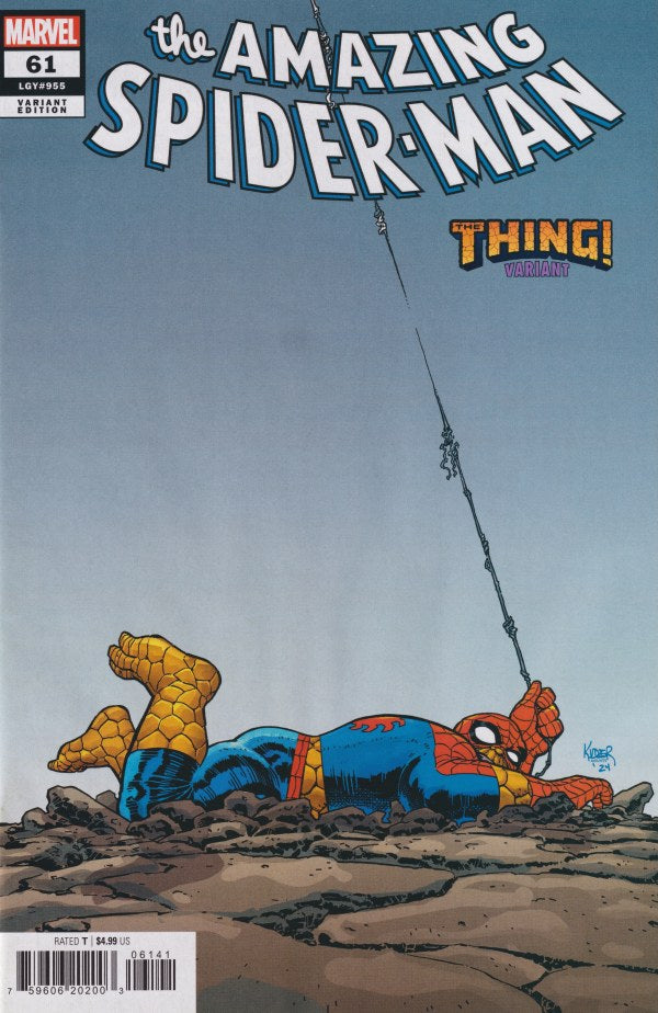 Amazing Spider-Man (2022) #61 Aaron Kuder The Thing! Variant VF <OFC>