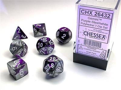 Chessex Gemini Polyhedral 7-Die Set