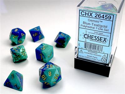 Chessex Gemini Polyhedral 7-Die Set