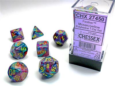 Chessex Festive Polyhedral 7-Die Set