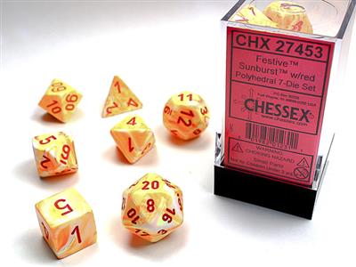 Chessex Festive Polyhedral 7-Die Set