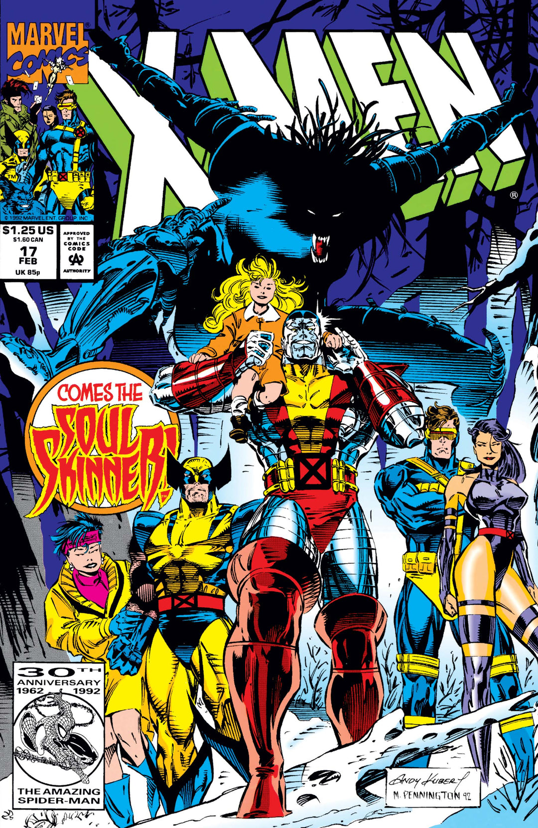 X-Men (1991) #17 [1st Appearance of Revanche] <C-BINS>