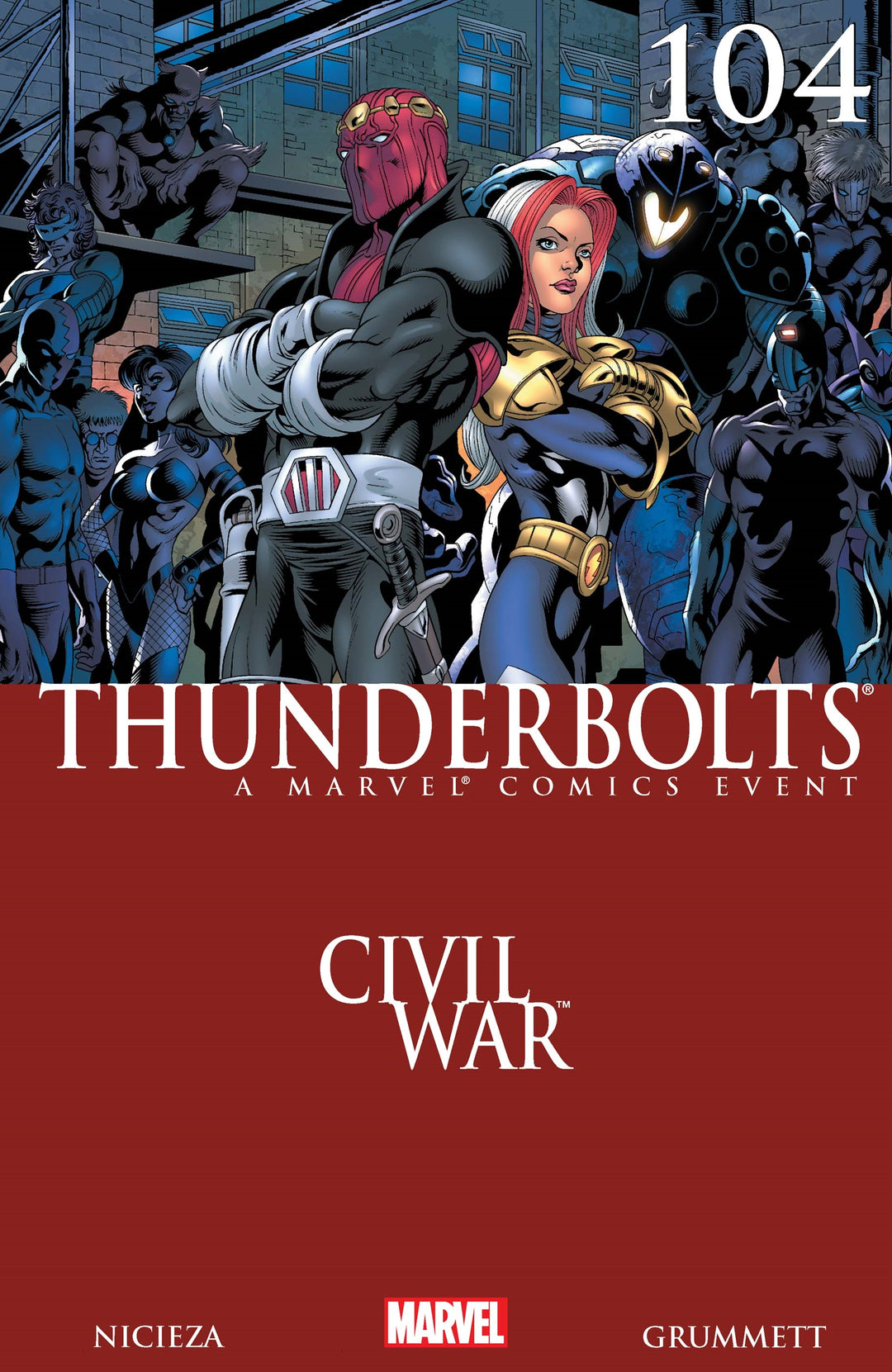Thunderbolts (1997) #104 [Civil War] <BINS>