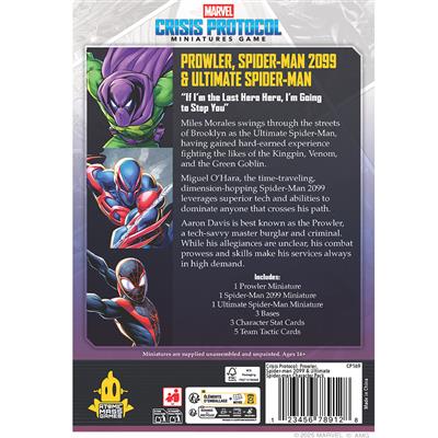 Marvel: Crisis Protocol - Prowler, Spider-Man 2099 & Ultimate Spider-Man (2025)