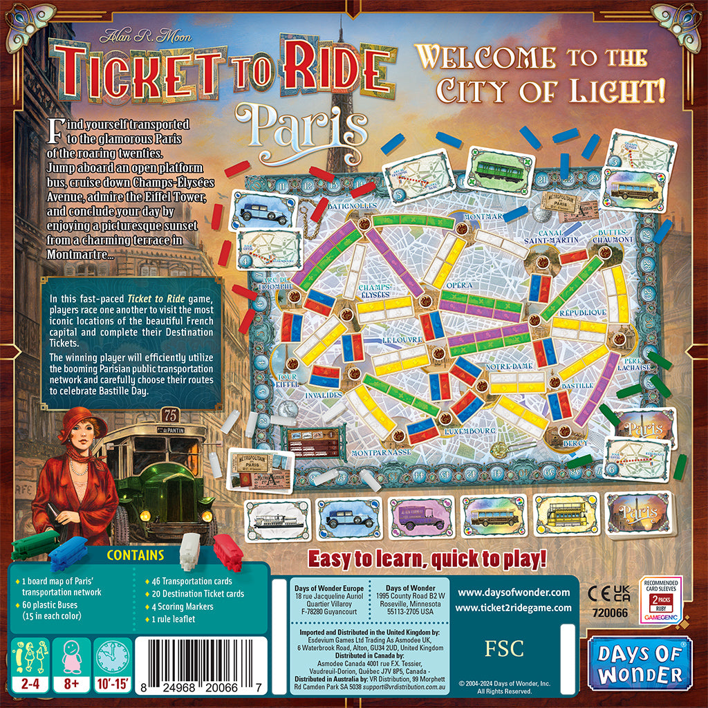 TICKET TO RIDE PARIS (2024)