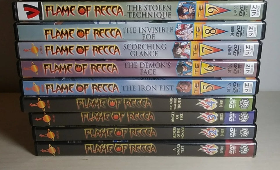 Flame of Recca Vol. 1-9 (DVD) ~Previously Viewed~