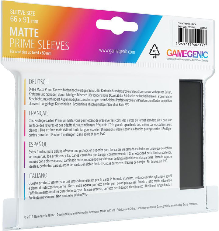 MATTE PRIME SLEEVES: STANDARD