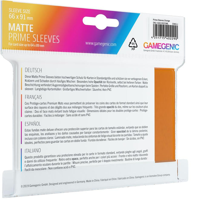 MATTE PRIME SLEEVES: STANDARD