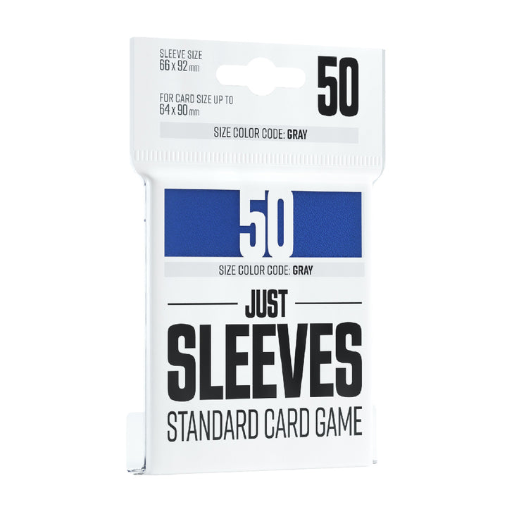 Just Sleeves: Pack of 50 Clear Standard Card Sleeves for Board Game and Card Games