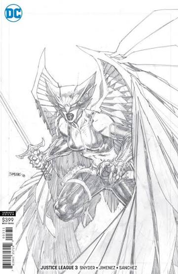 Justice League (2011) #3 Variant (1:100) Jim Lee Sketch Edition <BINS>