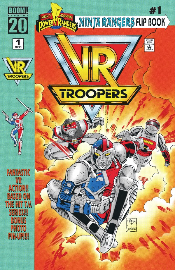 VR Troopers Power Rangers Flipbook Facsimile Edition #1 A Main (Dressed, Smith & Ross)