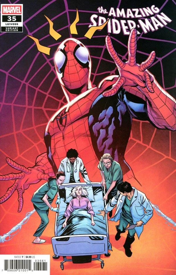 Amazing Spider-Man (2025) #35 Francesco Manna Classified Foreshadow Variant