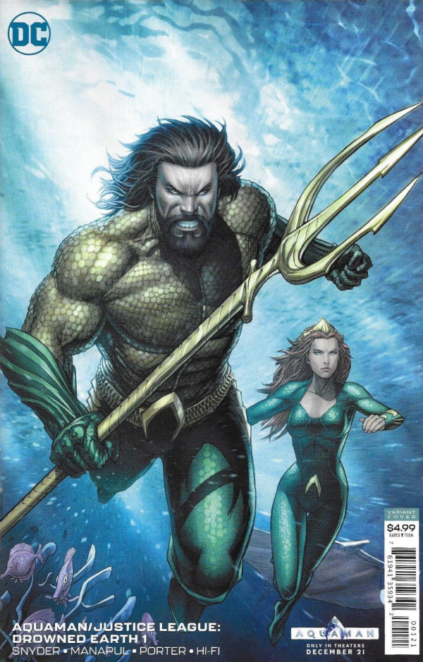 Aquaman / Justice League: Drowned Earth (2018) #1 Keown Variant <BIB01>