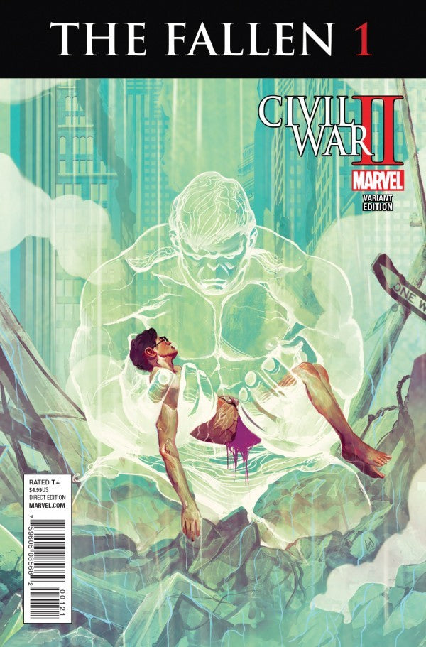 Civil War II: The Fallen (2016) #1 Del Mundo Variant (1:25) <BINS>