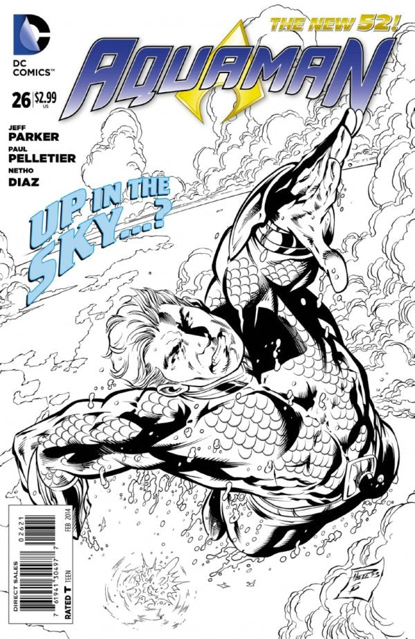 Aquaman (2011) #26 B&W Variant (1:25) <BIB01>