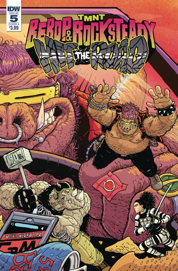 Teenage Mutant Ninja Turtles Bebop Rocksteady Hit The Road #5 (Of 5) Cover A <BINS>