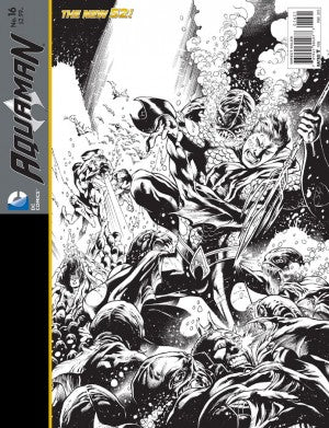 Aquaman (2011) #16 B&W Variant (1:25) <BIB01>