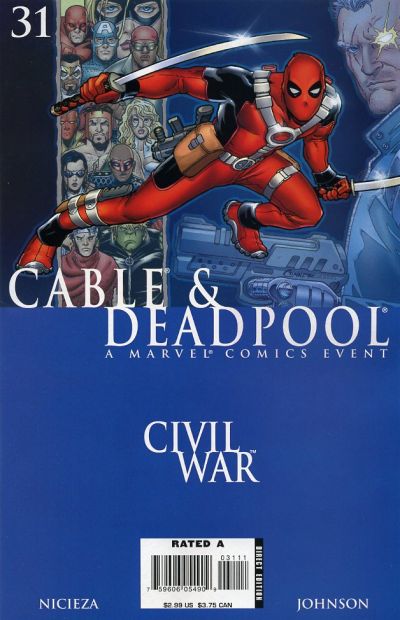 Cable Deadpool (2004) #31 Civil War <BINS>