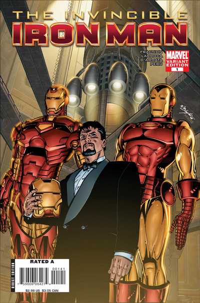 The Invincible Iron Man #1 (2008) Layton Variant