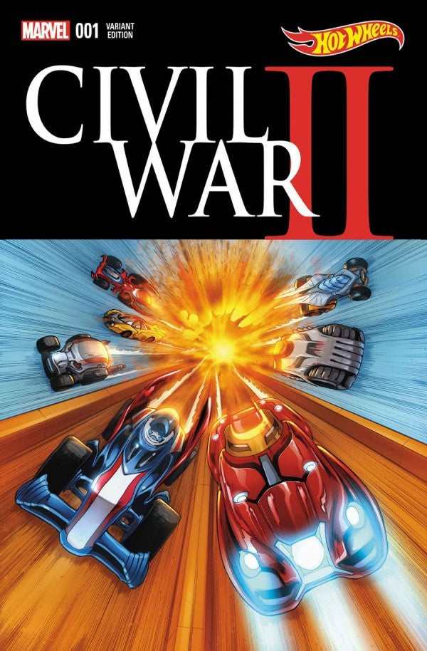 Civil War II (2016) #1 Manuel Garcia Hot Wheels Variant (1:10) <BINS>