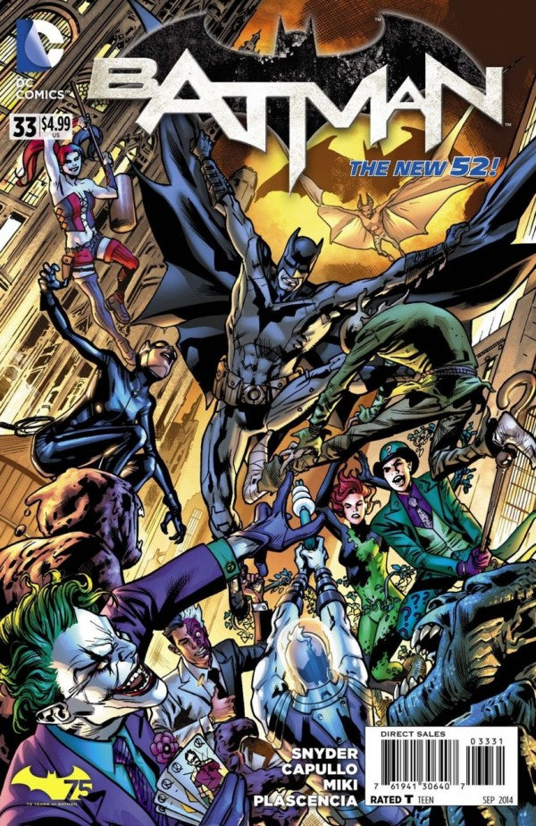 Batman (2011) #33 Bryan Hitch Batman 75th Anniversary Variant <BINS>