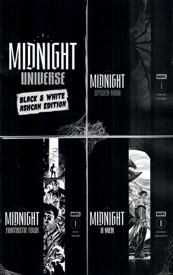 Marvel Midnight Universe Black and White #1 Ashcan