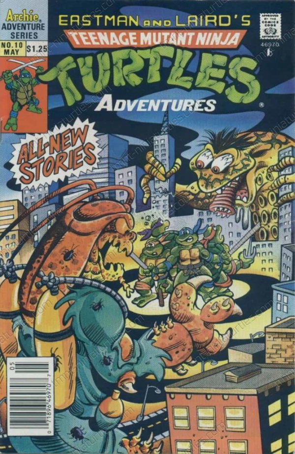 Teenage Mutant Ninja Turtles Adventures (1989) #10 Newstand VG