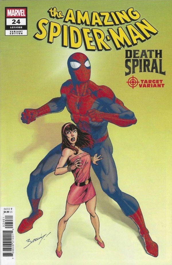 Amazing Spider-Man (2025) #24 [Death Spiral Pt. 4] Mark Bagley Classified Target Variant