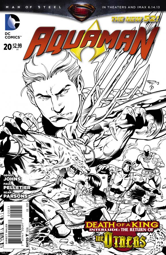 Aquaman (2011) #20 B&W Variant (1:25) <BIB01>