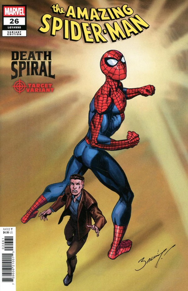 Amazing Spider-Man (2025) #26 [Death Spiral Pt. 7] Mark Bagley Classified Target Variant
