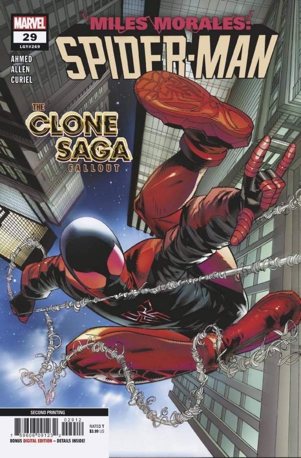 Miles Morales: Spider-Man (2018) #29 Variant (2nd Printing) VF <OFC>