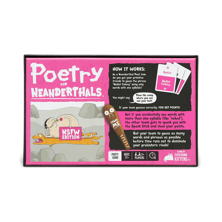 Poetry for Neanderthals: NSFW (2022)
