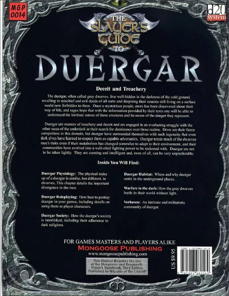 The Slayer's Guide to Duergar (2002)