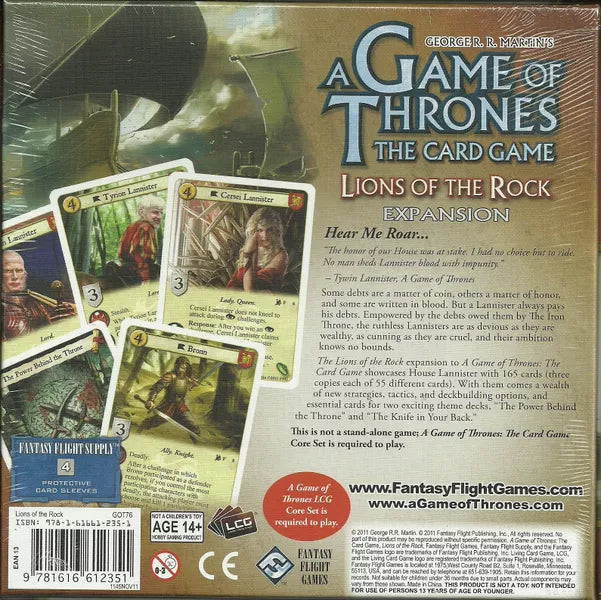 A Game of Thrones: The Card Game – Lions of the Rock (2011)