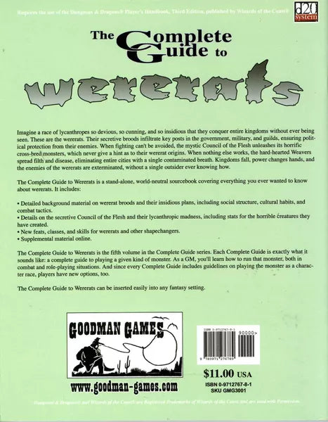 The Complete Guide to Wererats (2002)