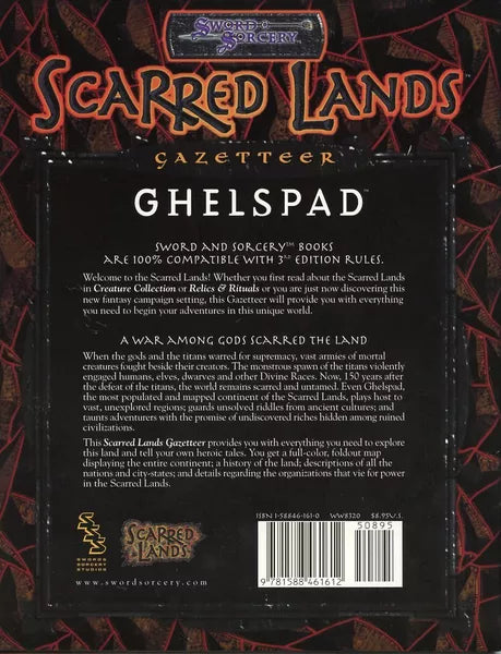 Scarred Lands Gazetteer: Ghelspad (2001)