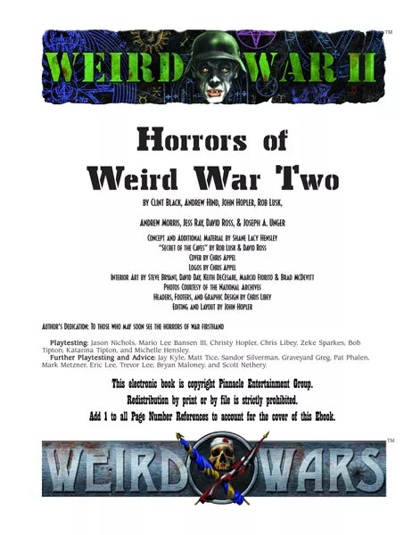 Horrors of Weird War Two (2001)