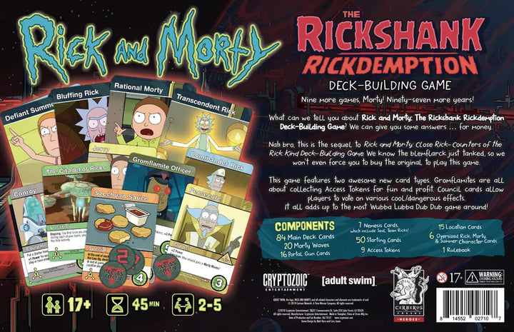 Rick and Morty: The Rickshank Rickdemption Deck-Building Game (2018)