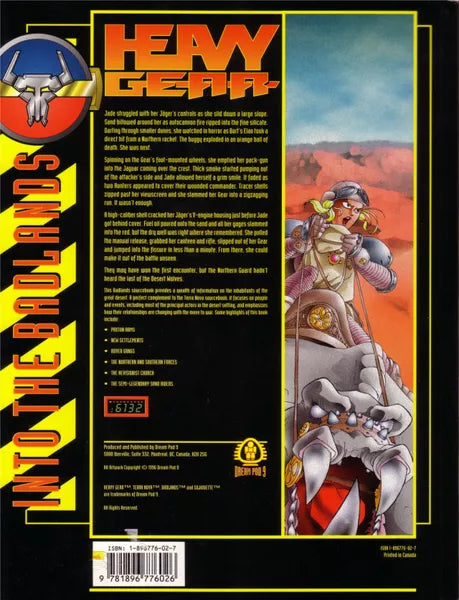 Heavy Gear: Sourcebook Into the Badlands (1996)