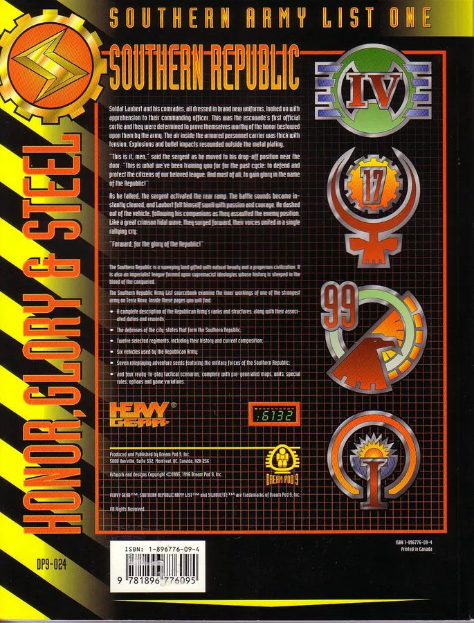 Heavy Gear: Southern Republic Army List One (1996)