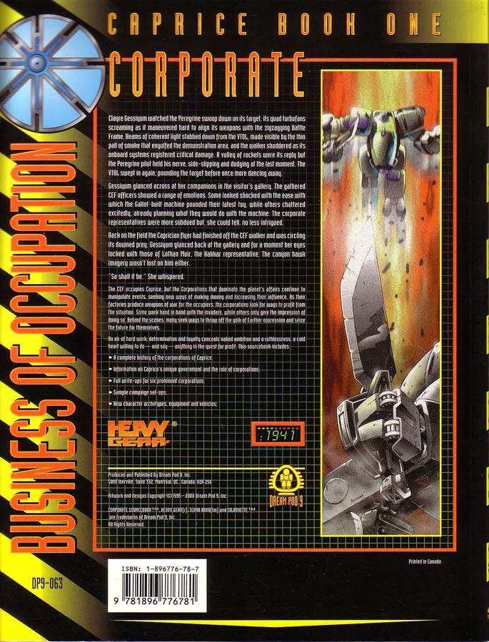 Heavy Gear: Corporate Sourcebook (2000)