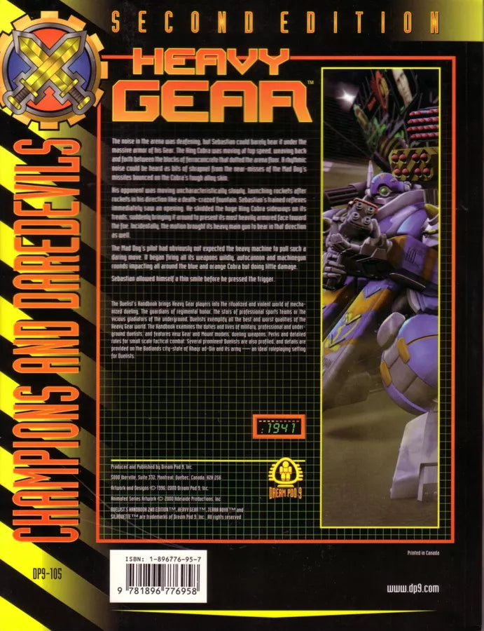 Heavy Gear: Duelist's Handbook (2nd edition) (2000)