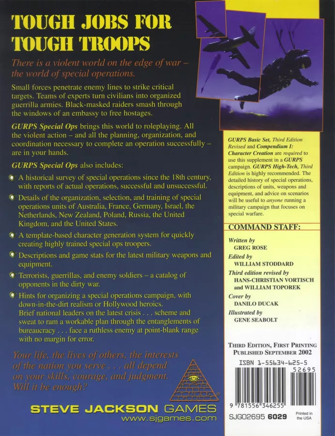 GURPS Special Ops (Third Edition) (2002)