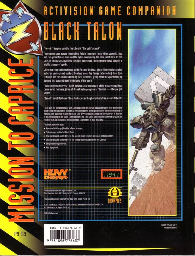 Heavy Gear: Black Talon Field Guide (2000)