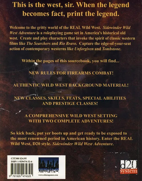 Sidewinder Wild West Adventure (2002)