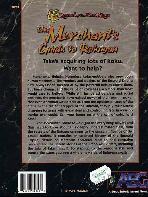 The Merchant's Guide to Rokugan (1999)